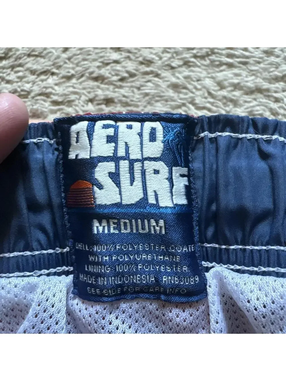 Crazy fire rare vintage 1990s Aeropostale board shorts.
